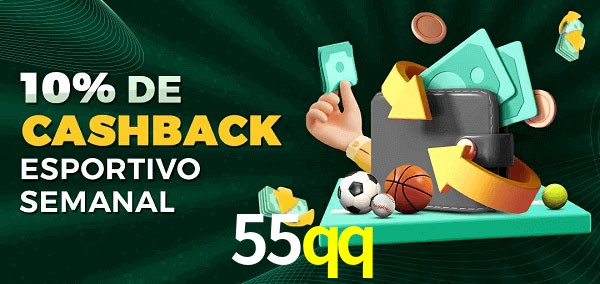 10% de bônus de cashback na 55qq